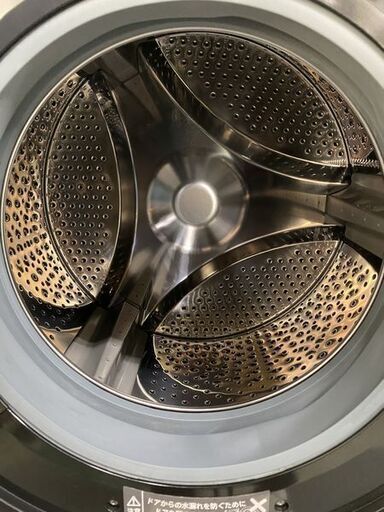 高年式!2021年製! シャープ/SHARP ES-S7F-WL ドラム式洗濯乾燥機 洗濯7kg/乾燥3.5kg 左開き ホワイト 中古家電 店頭引取歓迎 R7614