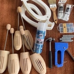 纏め売りのみ　シューキーパー、防水スプレー、ミニ脚立、DIY工具...