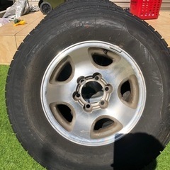 スタッドレス　ランクル　80 純正ホイール　ナンカンタイヤ　2019年製 プラド 265/70r17 