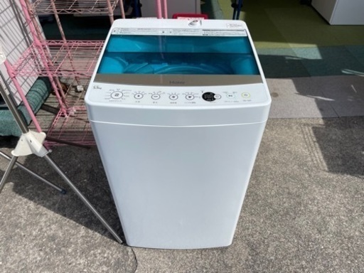【リサイクルサービス八光】2018年製　ハイアール 5.5kg 全自動洗濯機　 JW-C55A-W