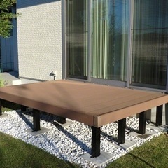 未使用 ウッドデッキ材 足のサイズは選べます