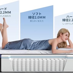 Avenco 新品同様の高品質ダブルサイズマットレス 140cm×195cm×25cm 。Like new high quality double size mattress. 