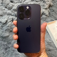 【保証付】iPhone14pro 128GB SIMフリー　パープル