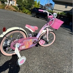 値下げ　プリンセスゆめカワ　16インチ　子供自転車　トイザらス