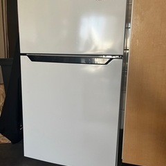 ハイセンス　2ドア冷蔵庫　2019年製　93L ホワイト