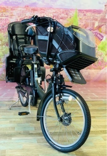 ❹ 5751子供乗せ電動アシスト自転車ブリヂストン3人乗り対応20インチ