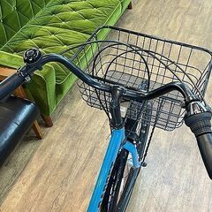 (Y)北大前 札幌 引取 チャクル シティサイクル GIガジェット エアレスワイド 26インチ ターコイズ 6段ギア付き 2023年度モデル CHACLE GI-GADGET 札幌発 2025910