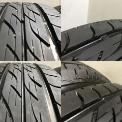 【BS BRIDGESTONE NEXTRY 175/65R15】夏タイヤ【TOPRUN NK5 トップラン 15インチ 6J4HPCD100+45】21年製 バリ溝 フィット等　(TE184)クレジットカード QRコード決済可能
