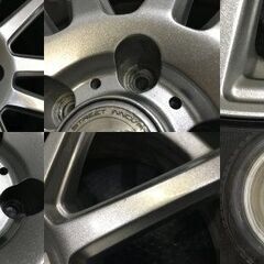 【DUNLOP WM01 225/55R17】スタッドレス【SEIN 17インチ 7J5HPCD114.3+38】エクストレイル 10系アルファード スカイライン等　(VTI801)クレジットカード QRコード決済可能