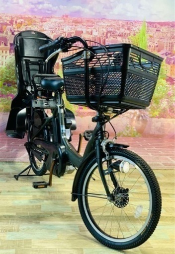 ❹ 5774子供乗せ電動アシスト自転車ヤマハ3人乗り対応20インチ