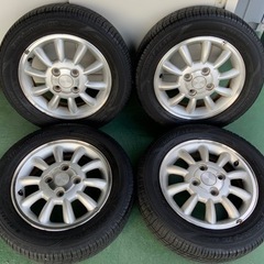 軽自動車用アルミ付夏タイヤ155/65r13 4本セット