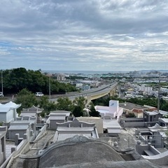 うるま市塩屋　墓地。見晴らし最高。土間打設済み