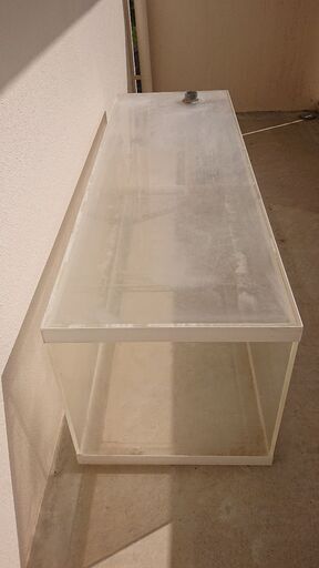 1800×600×600 オーバーフロー水槽 フレーム白