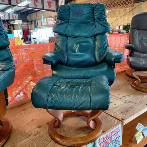 【愛品倶楽部柏店】EKORNES  ストレスレスチェア\u0026オットマン Reno Mサイズ