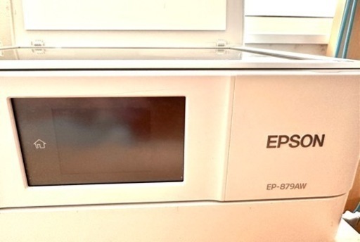 【美品】エプソン プリンター インクジェット複合機 カラリオ EP-879AW ホワイト (6色)