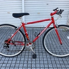 【ネット決済・配送可】【クロスバイク】カワムラ製　700x28c...