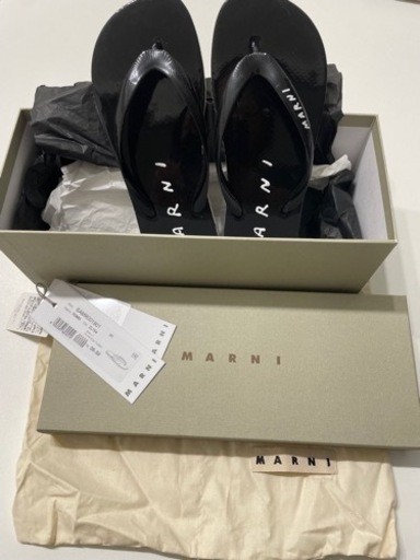 箱あり】マルニ ビーチサンダル38-39