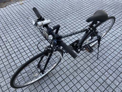 【クロスバイク】美品❗️700x28cタイヤ　3x7段変速　前後タイヤ、サドル新品❗️若林自転車　唐崎店　SALE中❗️