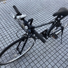 【クロスバイク】美品❗️700x28cタイヤ　3x7段変速　前後タイヤ、サドル新品❗️若林自転車　唐崎店　SALE中❗️