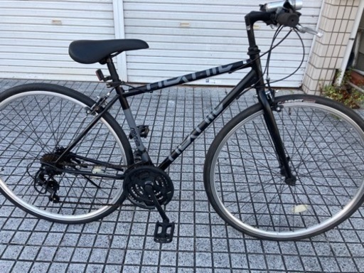 【クロスバイク】美品❗️700x28cタイヤ　3x7段変速　前後タイヤ、サドル新品❗️若林自転車　唐崎店　SALE中❗️