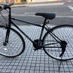 【クロスバイク】美品❗️700x28cタイヤ　3x7段変速　前後タイヤ、サドル新品❗️若林自転車　唐崎店　SALE中❗️