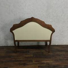 🔷🔶🔷WY7/71 ラブチェアー ソファ 猫脚 アンティーク クラシック 彫刻 鋲打ち ゴブラン織 西洋 高級家具 希少🔷🔶🔷