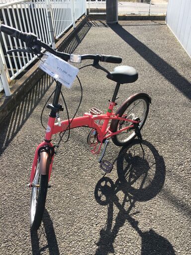★ジモティ割あり★  折り畳み自転車 20インチ  クリーニング済み SJ3723