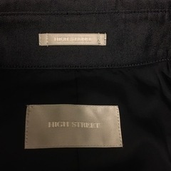 新品未使用 HIGH STREET トレンチコート ネイビー 紺 Lサイズ 就活 