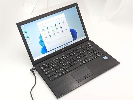 送料無料 高速SSD マウス付き 13.3型 中古ノートパソコン Windows11 SONY VJS131C11N 第6世代i5 8GB Bluetooth Wi-Fi カメラ Office 保証付