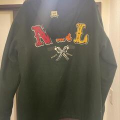 NRL ナインルーラーズ　フード付きジップアップコート　オーバーサイズ　希少品 NRL ナインルーラーズ フード付きジップアップコート オーバーサイズ