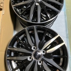 【美品】アルミホイール15インチ★４本セット★NBOX.タント.スペーシア等にいかがですか？
