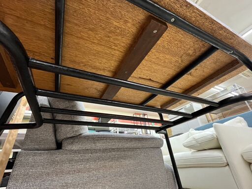 ヴィンテージラフジュ工房カフェテーブル木の天板159