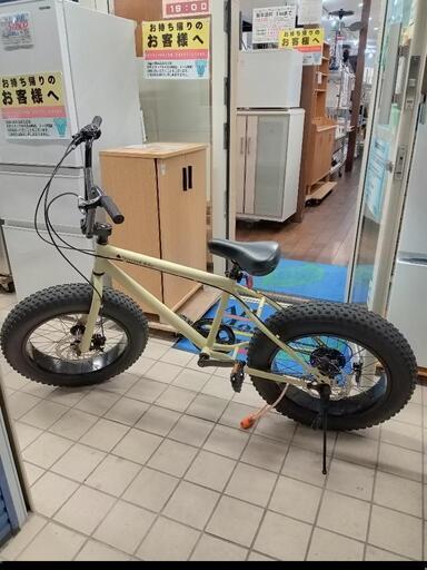★【ファイブカード】美品 ❗ マウンテンバイク  自転車  20インチ  極太タイヤ  自社配送時代引き可※現金、クレジット、スマホ決済対応※