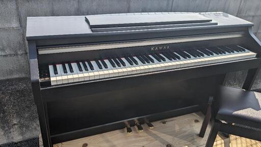 ★大阪全域〜岡山全域まで配達無料！KAWAI 人気の木製鍵盤 電子ピアノ CA15R 2014年製 超美品②
