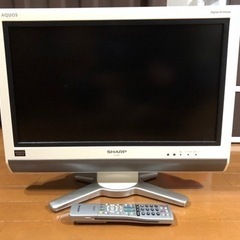 シャープ液晶テレビ「AQUOS 」LC-20D30 20インチ（美品）