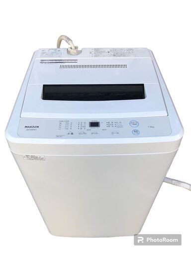 ☆中古￥13,300！maxzen　7.0㎏洗濯機　家電　2021年製　JW70WP01型　【BJ180】