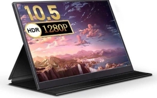 10.5インチ IPSモバイルモニター 1920x1280 スタンドカバー付き