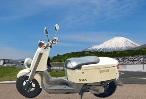 セル始動不可のためジャンク品として出品　キック始動可　ＹＡＭＡＨＡ　ＢＯＸ　白