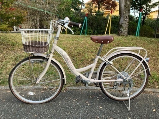 子供用 自転車 マハロ ベージュ 22インチ
