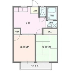 ✅敷礼0！フリーレント1ヶ月！✅　⭐️武蔵嵐山駅『2DK』⭐️ 初期費用相談可能です！📣審査はお任せください🙌の画像