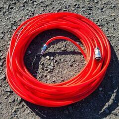 【美品】コンプレッサー エアホース エアガン インパクトレンチ 豪華4点セット