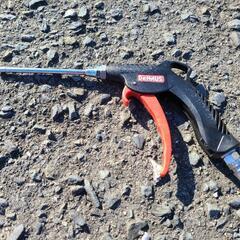 【美品】コンプレッサー エアホース エアガン インパクトレンチ 豪華4点セット