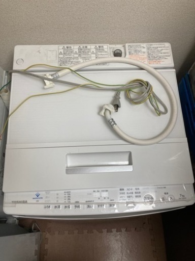 全自動洗濯機 TOSHIBA 東芝 AW-7D7 7.0kg 2019年製