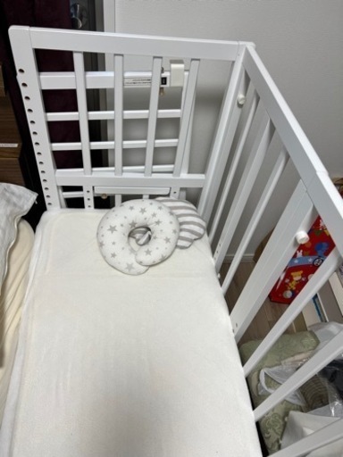 受け渡し決定】そいねーる+ロング 延長式ベビーベッド 18000円】