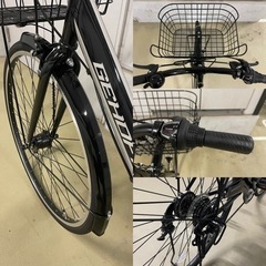 （決定しました）【美品です】自転車/大日産業製/グアフトクロスシティ/27インチ/6段変速/ブラック/LEDオートライト