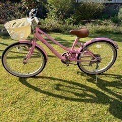自転車22インチ　ピンク