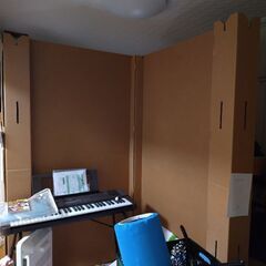 ダンボールシステムパーテーション1部屋ぶん
