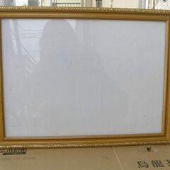 金彩額縁 A3サイズ約36.7x49cm 透明ガラス付 中古品 ...