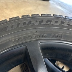 商談中！アルミ付きスタットレスタイヤ。225/55R18