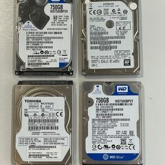 2.5インチHDD 750GB 【4個セット】 SerialAT...